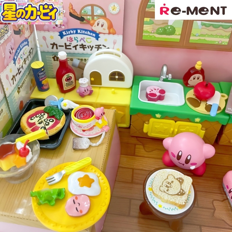 Model Kitchen Set Pvc - RE-MENT Kirby Kitchen Miniature Food Set