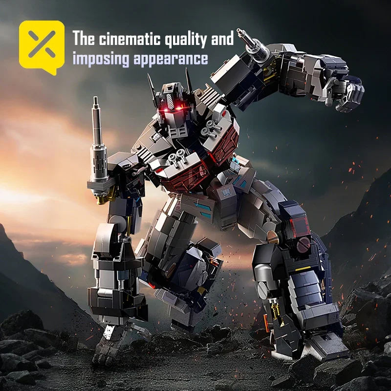 Model Kit Optimus - Optimus Prime Knight Transformer Robot Building