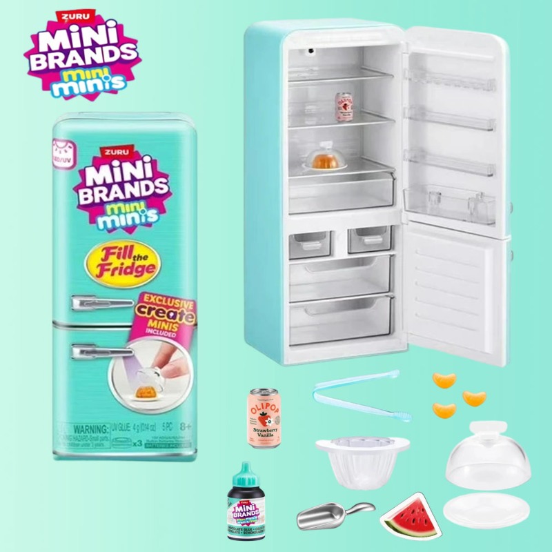 Model Kitchen Set Pvc - ZURU Mini Brands Mini Fridge Surprise