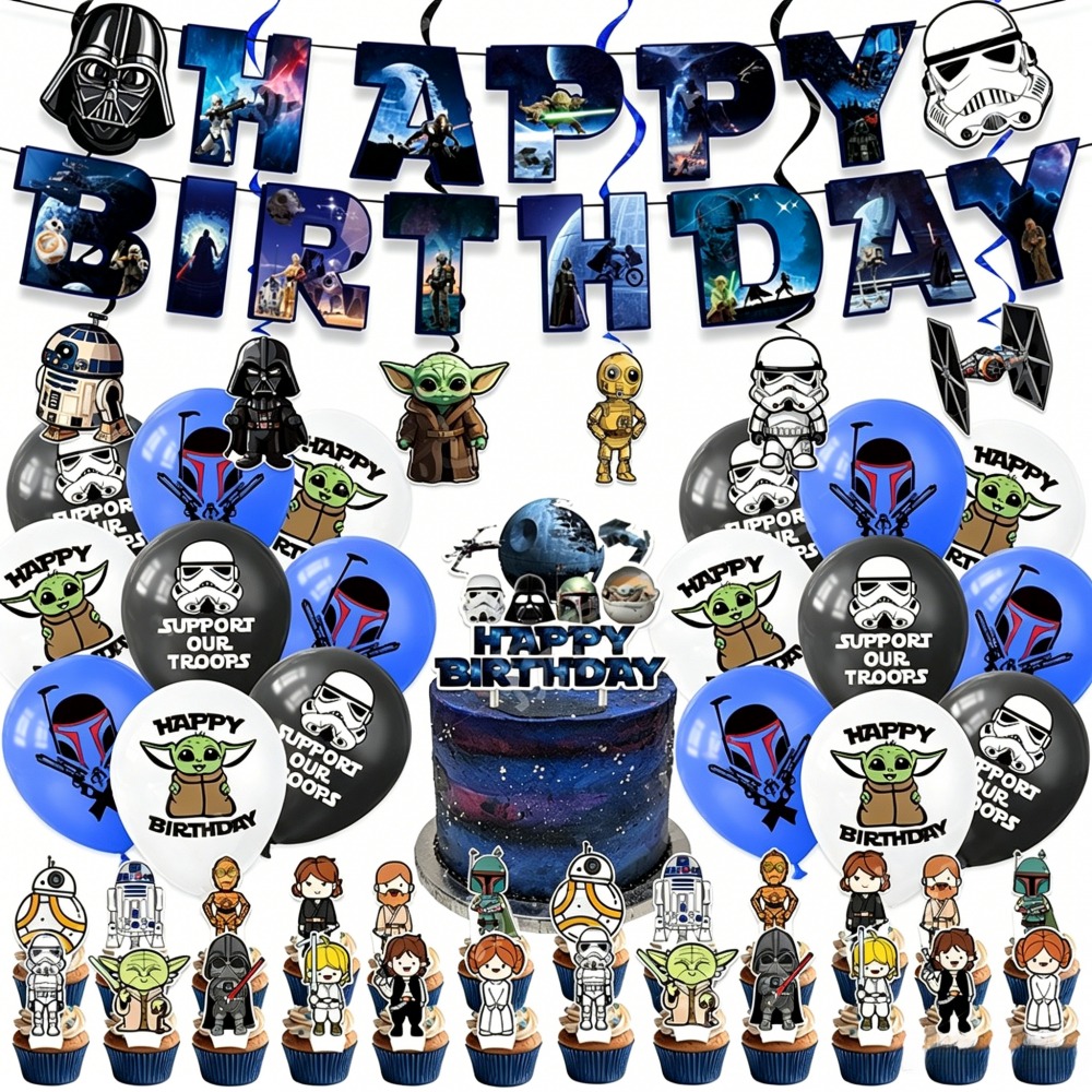 Model Kit Star Wars - Star Wars Birthday Party Supplies Banner