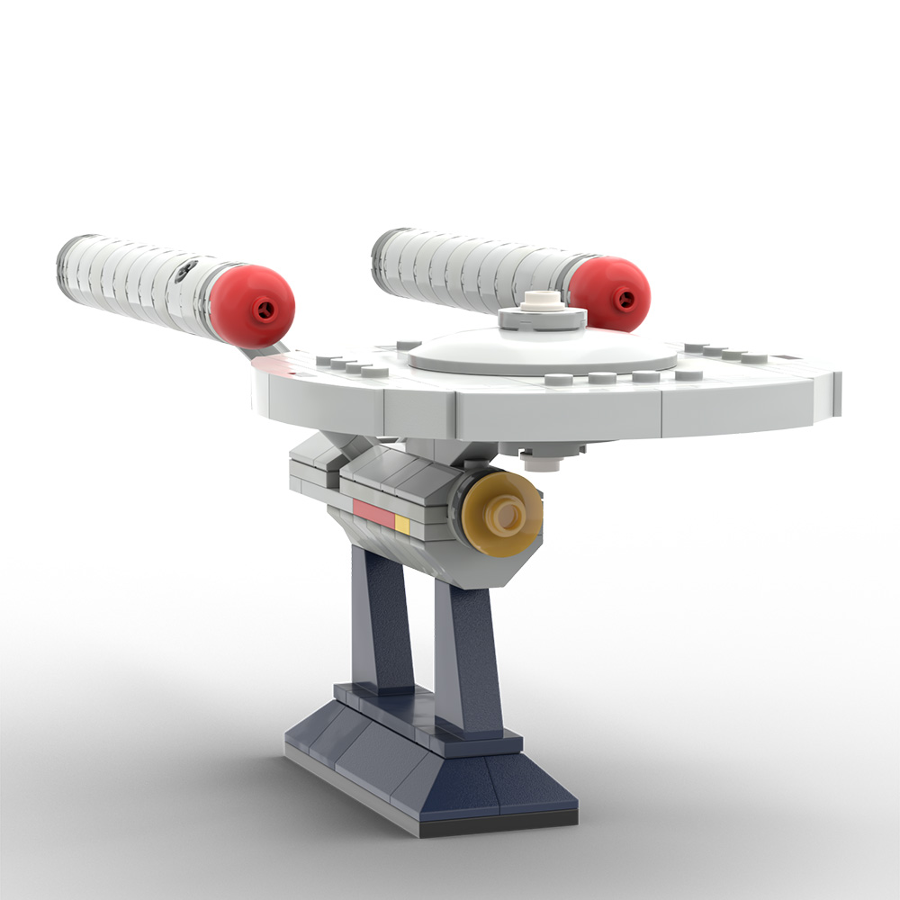 Model Kit Uss Enterprise - Legendary Galaxy Exploration Starship MOC Model,