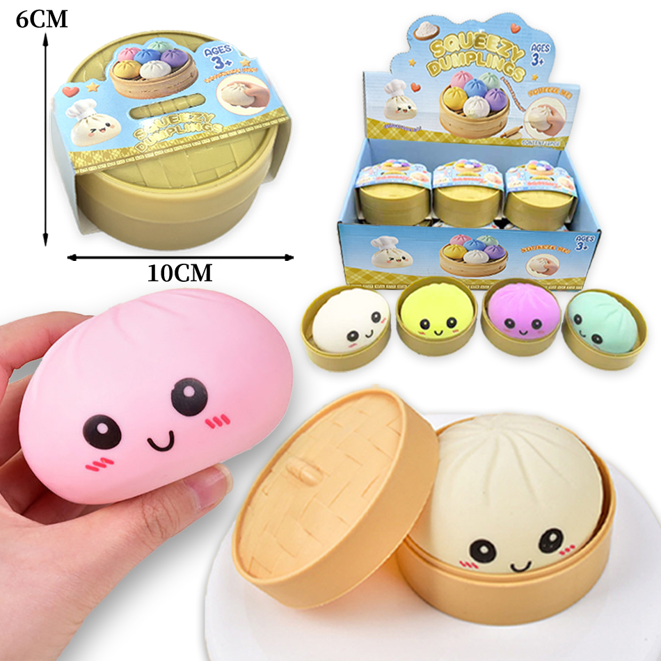 Model Kitchen Set Pvc - Expressive Big Dumpling Squishy-Blind Box Mysecret