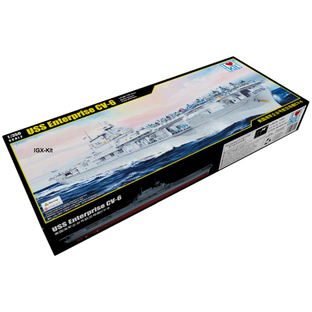 Model Kit Uss Enterprise - MERiT 65302 1/350 Scale USS CV6