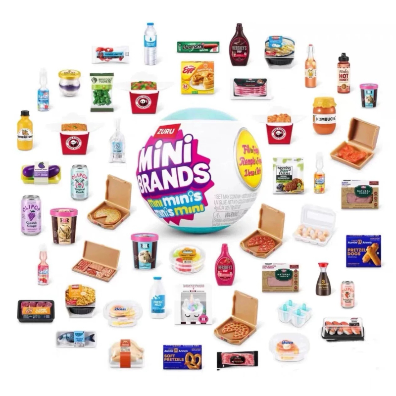 Mini Brands Fridge Mystery Bal - Model Kitchen Set Pvc 评论和价格