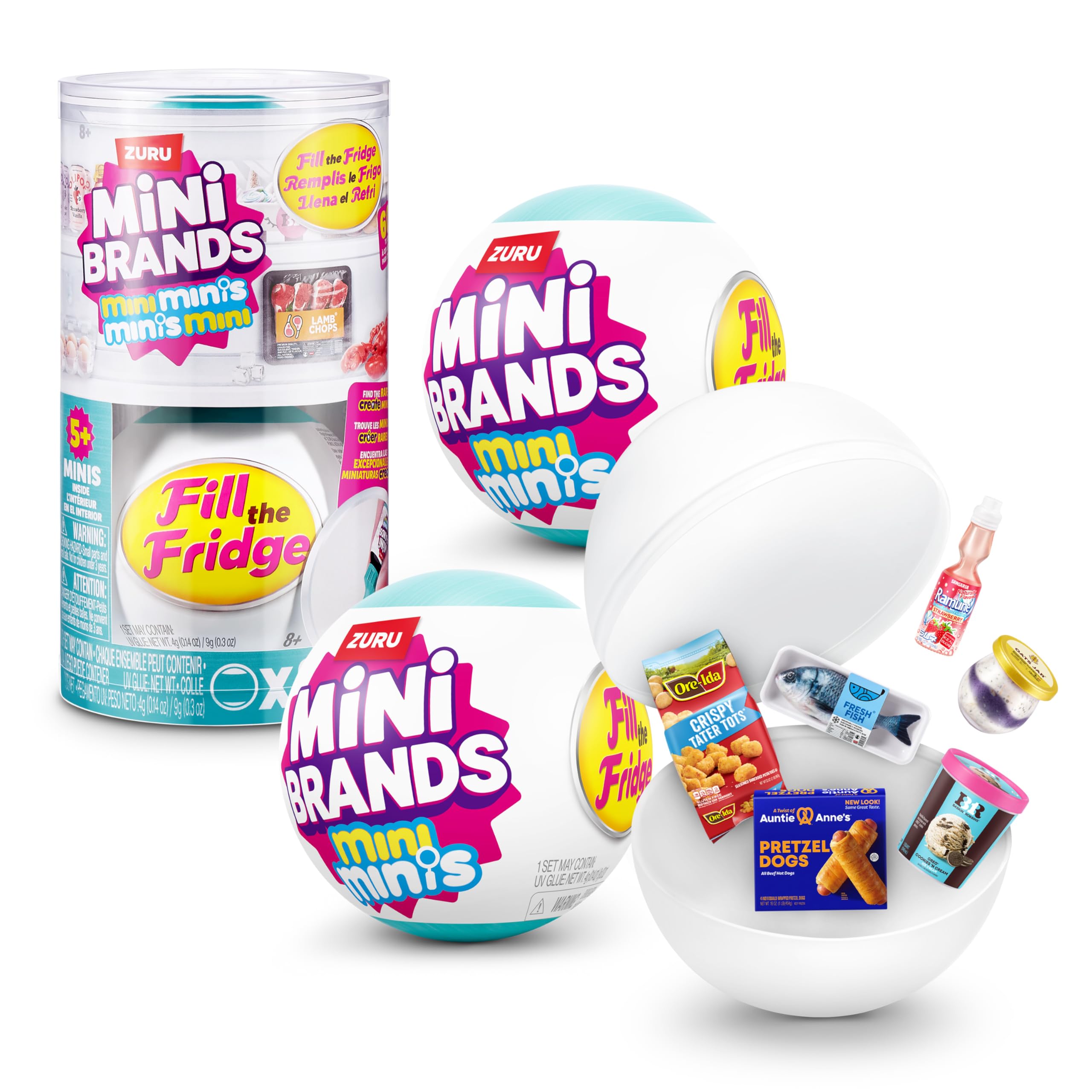 Mini Brands Fridge Mystery Bal - Model Kitchen Set Pvc 评论和价格