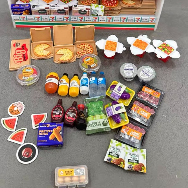 Mini Brands Fridge Mystery Bal - Model Kitchen Set Pvc 评论和价格