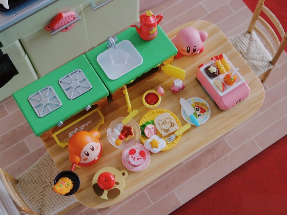 RE-MENT Kirby Kitchen Miniatur - Model Kitchen Set Pvc 评论和价格
