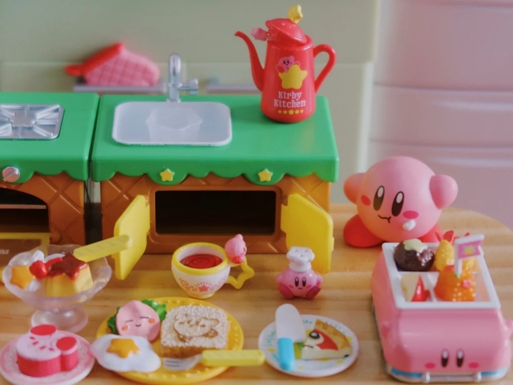 RE-MENT Kirby Kitchen Miniatur - Model Kitchen Set Pvc 评论和价格
