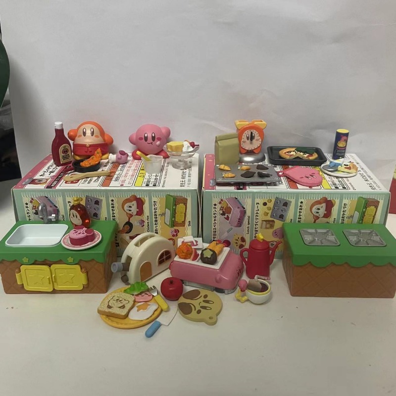 Boxed 8Pcs/set Anime Kirby Kit - Model Kitchen Set Pvc 评论和价格