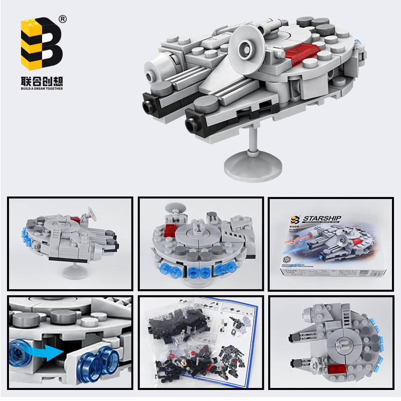 104PCS Star Plan Millennium Fa - Model Kit Star Wars 评论和价格