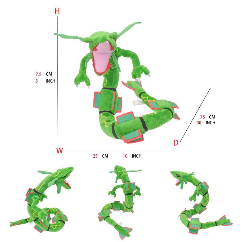 Pokemon Rayquaza Plush Doll So - Model Kit Rayquaza 评论和价格