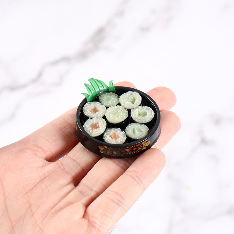 Mini Gold Pattern Sushi Platte - Model Kitchen Set Pvc 评论和价格