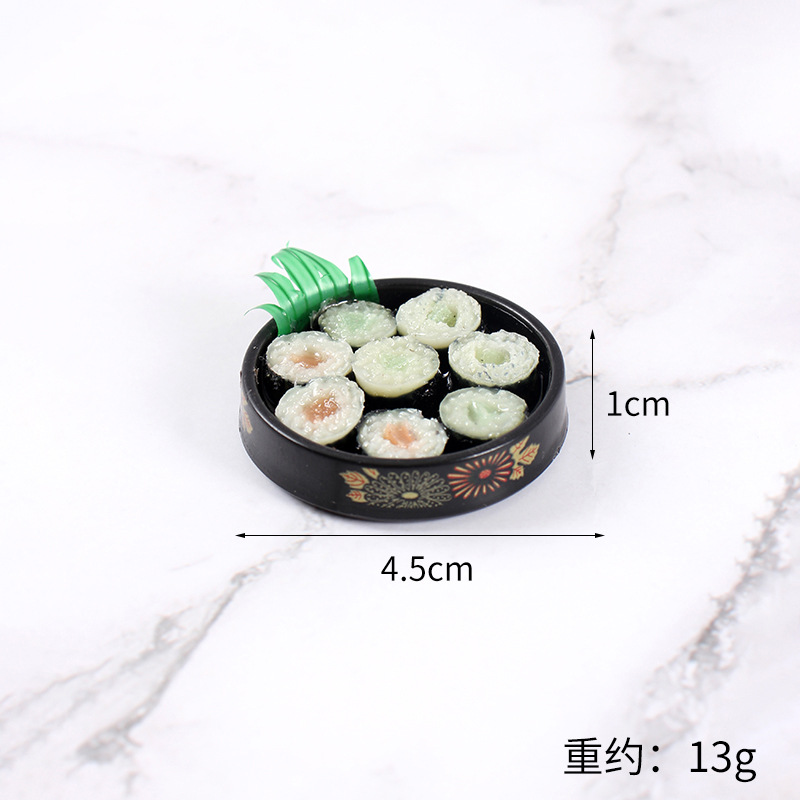 Mini Gold Pattern Sushi Platte - Model Kitchen Set Pvc 评论和价格
