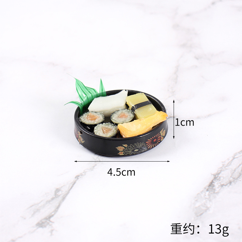 Mini Gold Pattern Sushi Platte - Model Kitchen Set Pvc 评论和价格